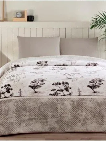 Özdilek Toile De Jouy Tek Kişilik Lastikli Çarşaf Nevresim Takımı