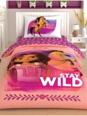 Taç Spirit Stay Wild Lisansli Tek Kişilik Nevresim Takımı